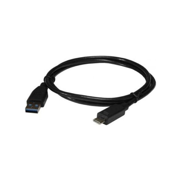 Kabel USB Art USB-A - 1 m Czarny (KABUSB3.1 A-C 1M AL-OEM-116)