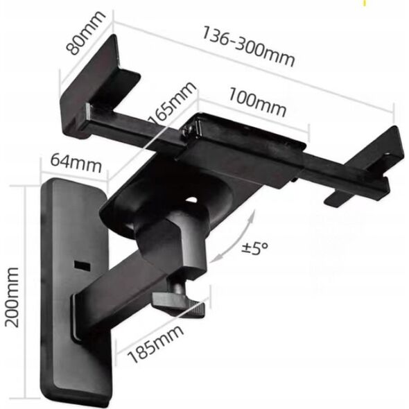 Art ART SPEAKER HOLDER clamping black 20kg 2 pcs. G-10