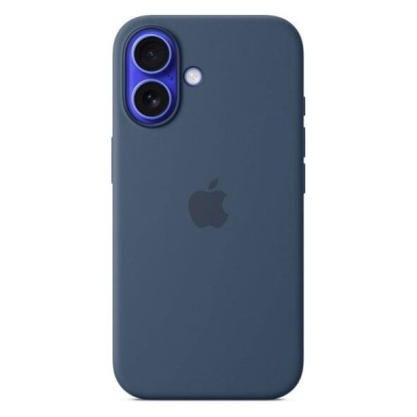 Apple iPhone 16 Silicone Case with MagSafe - Denim