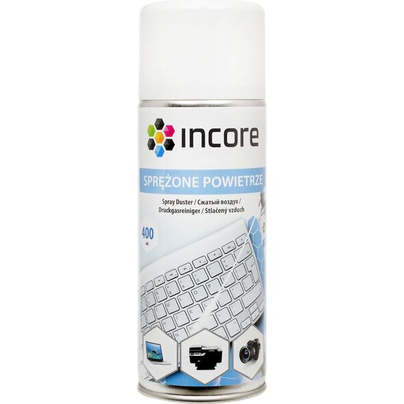 Incore Sprężone powietrze do usuwania kurzu 400 ml (ISC1270)