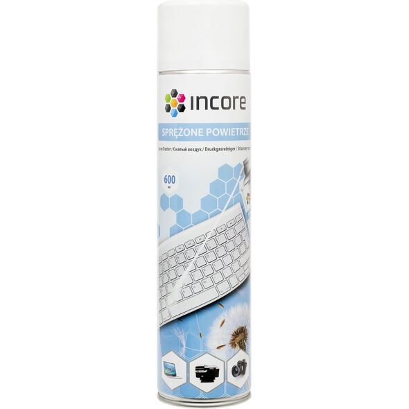 Incore Sprężone powietrze do usuwania kurzu 600 ml (ISC1280)