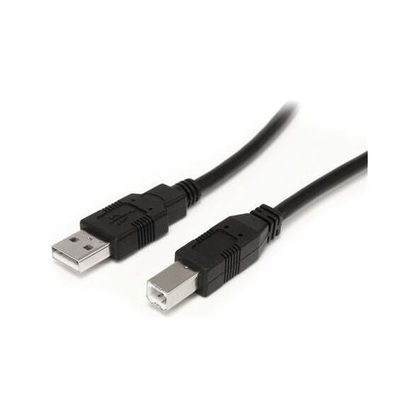 Kabel USB StarTech USB-A - USB-B 10 m Czarny (USB2HAB30AC)