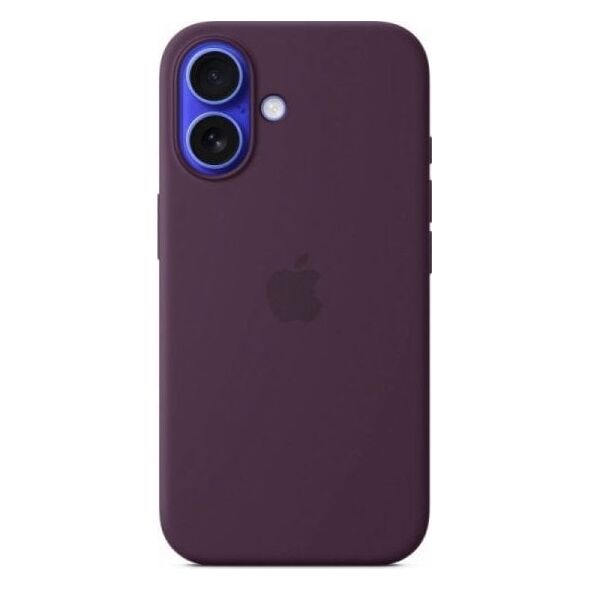 Apple Apple iPhone 16 Silikoninis dėklas with MagSafe - Plum
