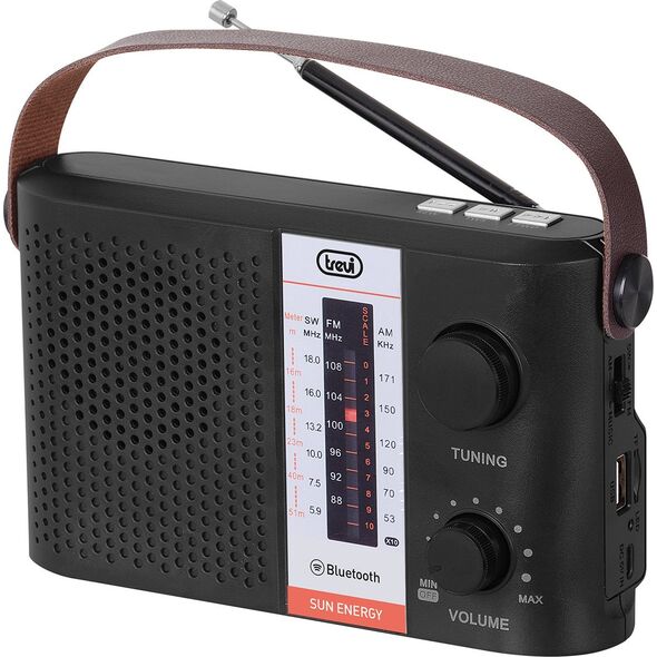 Radio Trevi Radio RA 7F25 BT Trevi black solarne