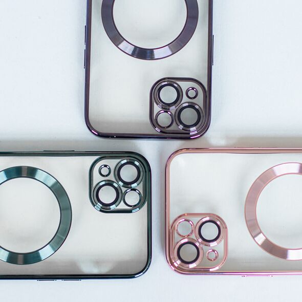 Color Chrome Mag case for Samsung Galaxy S24 FE rose gold 5906961914170