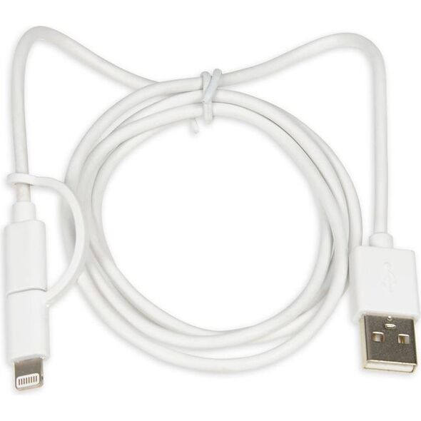 Kabel USB iBOX USB-A - Lightning 1 m Biały (IKUML2W1)