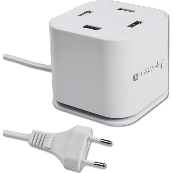 Ładowarka Techly CUB496 4x USB-A 2.4 A (102963)