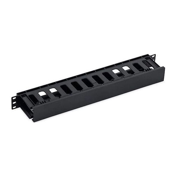 Organizer TRITON TRITON 19" vyvazovací panel 1U plastový, černý