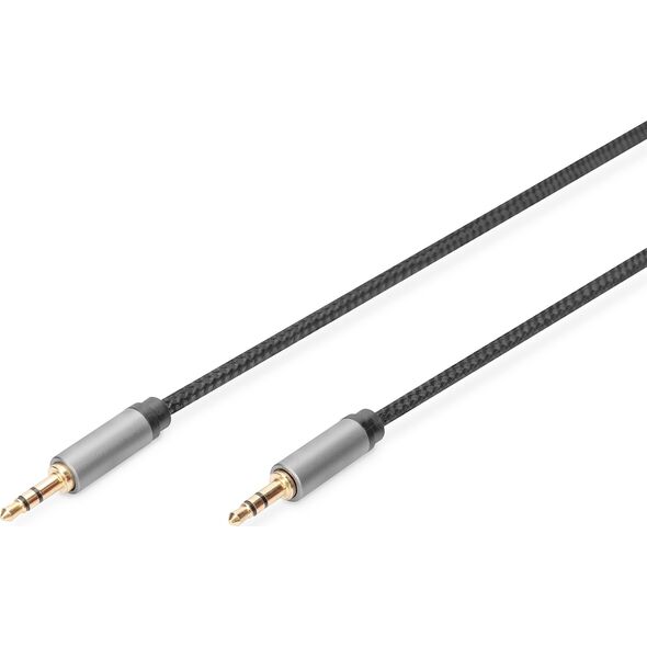 Kabel Digitus Jack 3.5mm - Jack 3.5mm 1.8m czarny (DB-510110-018-S)