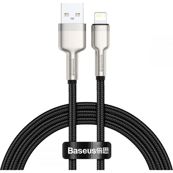 Kabel USB Baseus USB-A - Lightning 1 m Czarny (CALJK-A01)