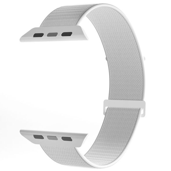 PURO Nylon Sport Band Apple Watch 4/5/6/7/SE/8/9/Ultra 44/45/49mm (White) PUR648 8018417441417