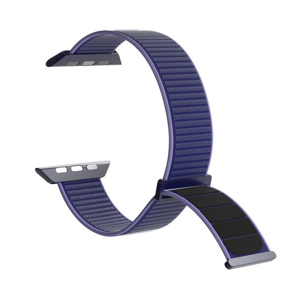 PURO Nylon Sport Strap Apple Watch 4/5/6/7/SE/8/9/Ultra 44/45/49mm (Navy Blue) PUR647 8018417441400
