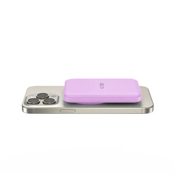 Tech-Protect PB10 LifeMag MagSafe Power Bank 5000mAh Lilac THP3231 5906302310692