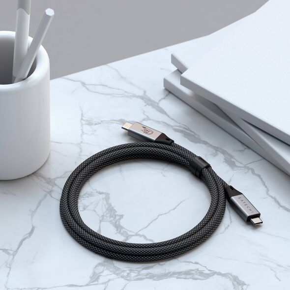 Satechi USB-C / USB-C, USB 4.0, 240W, 40Gbp,s 8K60Hz / 4K120Hz space gray STH127 810086361038