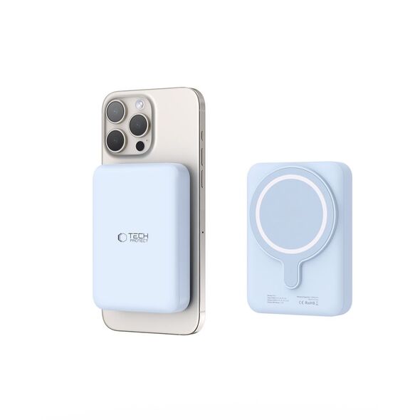 Tech-Protect LifeMag PB11 wireless powerbank MagSafe 15W 10000mah Blue THP2854 5906302309511