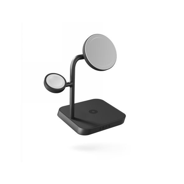 ZENS Aluminium 4in1 Charging Station MagSafe 15W, Apple Watch 5W, QI 5W ZENS15 8720618634344
