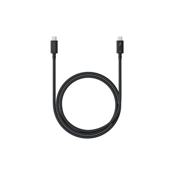 Satechi USB-C / USB-C Thunderbolt 4 1m cable braided black STH103 810086361045