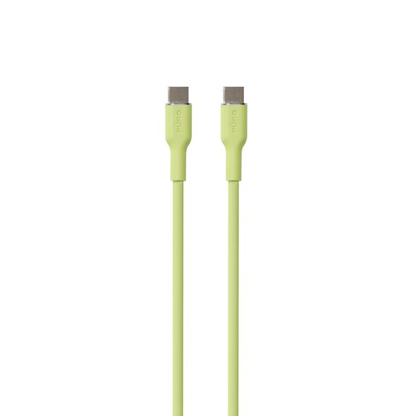 PURO ICON Soft Cable USB-C/USB-C 1.5m (Matcha Green) PUR673 8018417442261