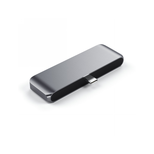 Satechi Aluminium Mobile Pro Hub USB-C (USB-C 60W, 4K HDMI, USB-A 3.0, jack port) (space gray) STH55 879961008031