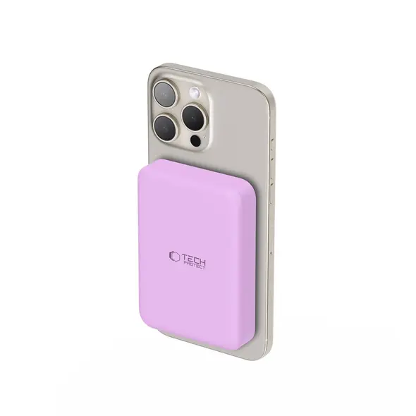 Tech-Protect PB11 LifeMag MagSafe Power Bank 10000mAh Lilac THP3230 5906302310685