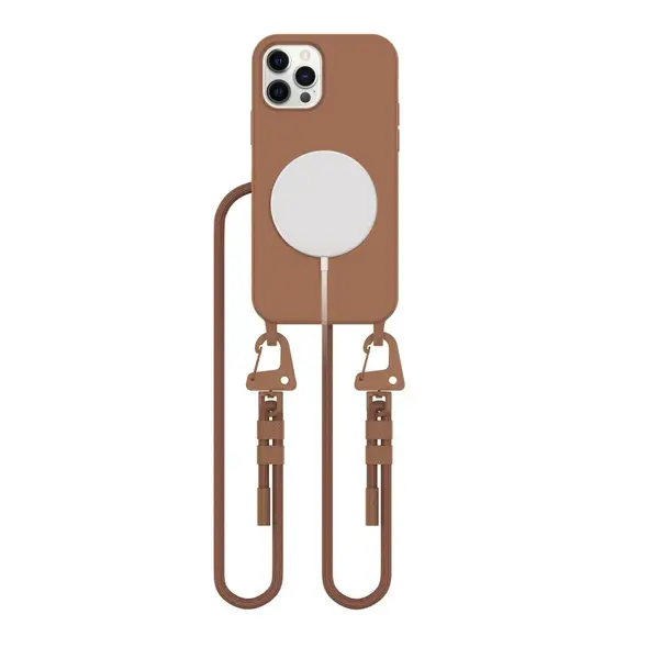 Tech-Protect Magnecklace MagSafe Apple iPhone 12 / 12 Pro Chocolate Brown THP3332 5906302370443