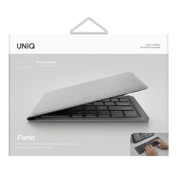 UNIQ Forio folding Bluetooth keyboard chalk grey UNIQ949 8886463684610