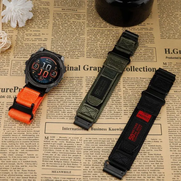 Tech-Protect Scout Pro Garmin Fenix 5 / 6 / 6 Pro / 7 / 8 47mm / E Black THP3317 5906302377039