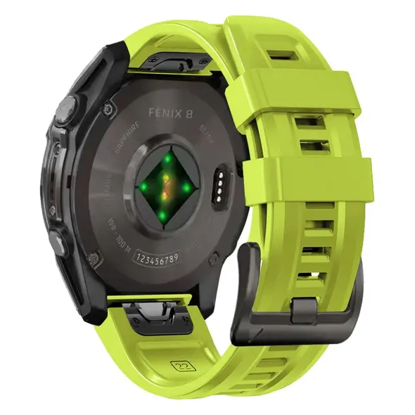 Tech-Protect Silicone Garmin Fenix 5 / 6 / 6 Pro / 7 / 8 47mm / E Lime THP3204 5906302377206