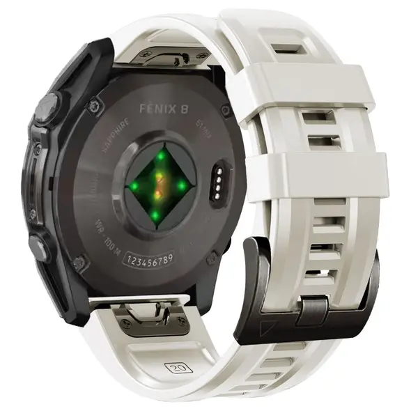 Tech-Protect Silicone Garmin Fenix 5s / 5s Plus / 6s / 6s Pro / 7s / 8 43mm Titanium THP3295 5906302377275