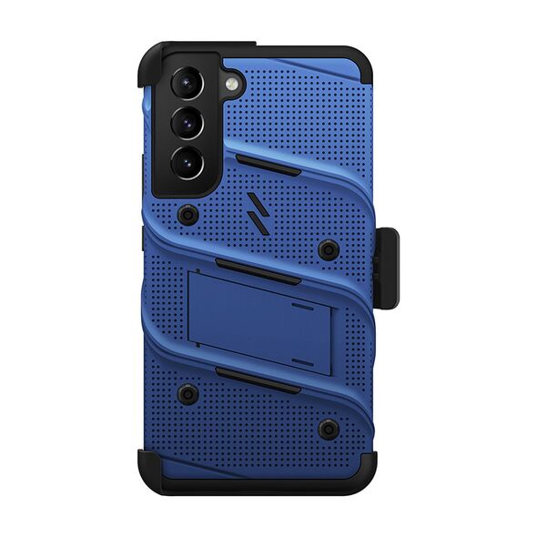 ZIZO BOLT Bundle Samsung Galaxy S22+ Case - Blue & Black ZIZ098BLU 888488337333