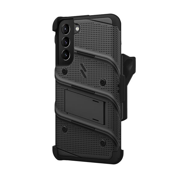 ZIZO BOLT Bundle Samsung Galaxy S22+ Case - Black & Black ZIZ099BLK 888488337326