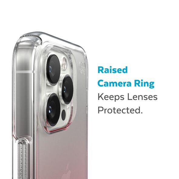 Speck Presidio Perfect-Clear Ombre MICROBAN Apple iPhone 14 Pro Max (Clear / Vintage Rose Fade) SPK370 840168523108