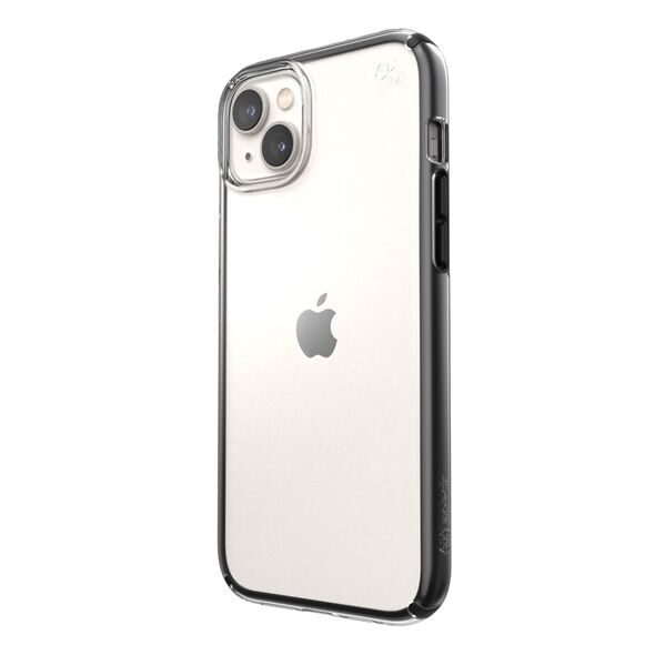 Speck Presidio Perfect-Clear Impact Geometry MICROBAN Apple iPhone 14 Plus / 15 Plus (Clear / Black) SPK394 840168524181