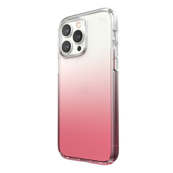 Speck Presidio Perfect-Clear Ombre MICROBAN Apple iPhone 14 Pro Max (Clear / Vintage Rose Fade) SPK370 840168523108