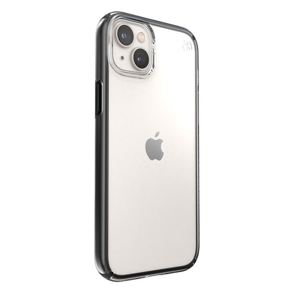 Speck Presidio Perfect-Clear Impact Geometry MICROBAN Apple iPhone 14 Plus / 15 Plus (Clear / Black) SPK394 840168524181