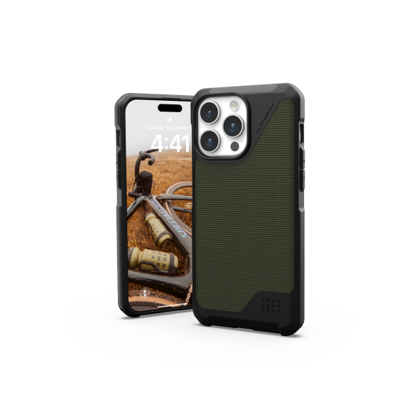 UAG Urban Armor Gear Metropolis LT MagSafe Apple iPhone 15 Pro Max (kevlar olive) UAG1265 840283909818