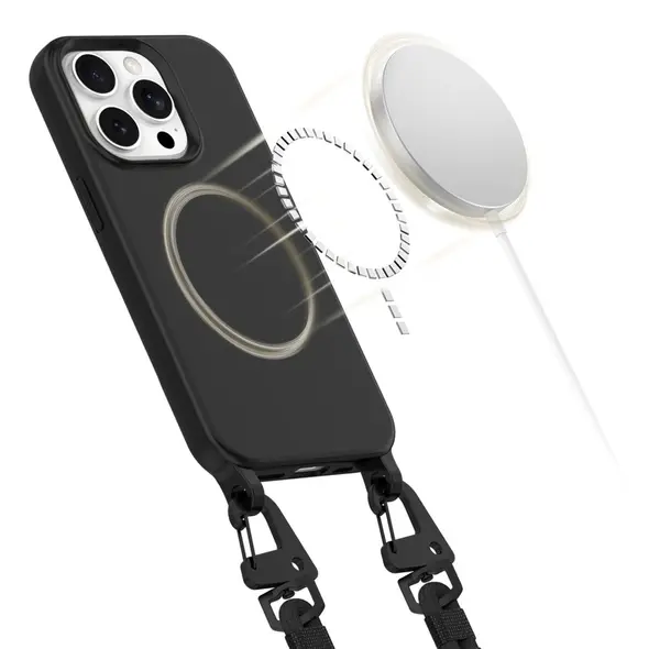 Tech-Protect Magnecklace MagSafe Apple iPhone 15 Pro Black THP3313 5906302313129