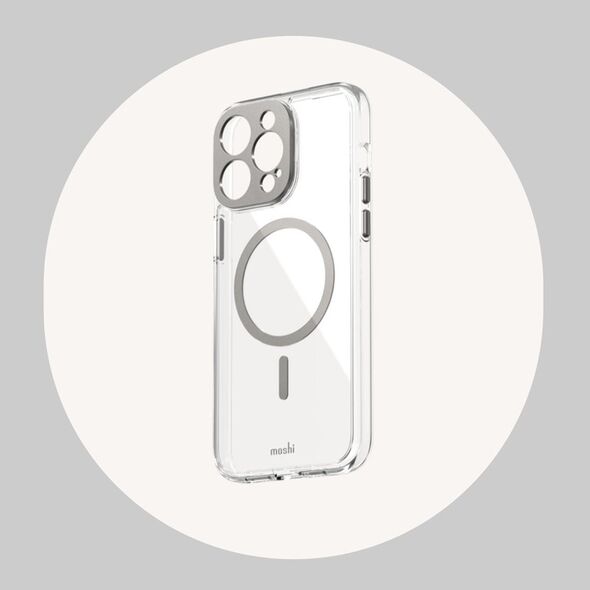 Moshi iGlaze MagSafe Apple iPhone 15 Pro Max (Luna Silver) MOSH306 4711064646931