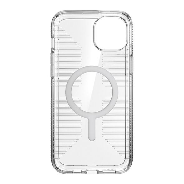 Speck Gemshell Grip MagSafe Apple iPhone 15 Plus / 14 Plus (Clear/Chrome Finish) SPK554 840168535699