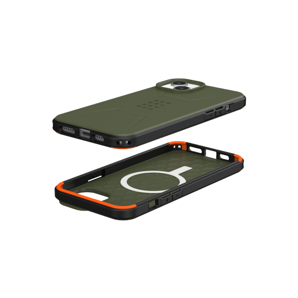 UAG Urban Armor Gear Civilian MagSafe Apple iPhone 15 Plus / 14 Plus (olive) UAG1281 840283910098