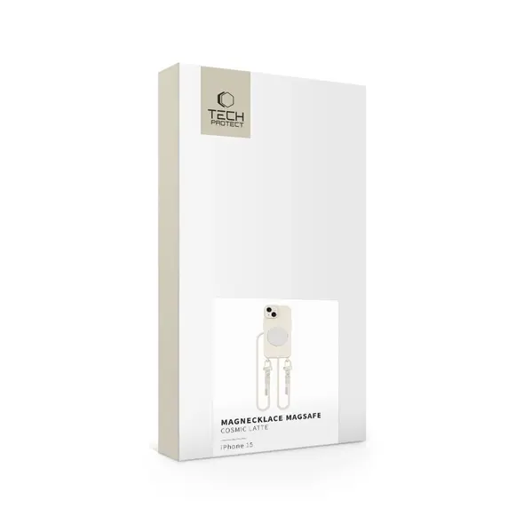Tech-Protect Magnecklace MagSafe Apple iPhone 15 Cosmic Latte THP3311 5906302313105