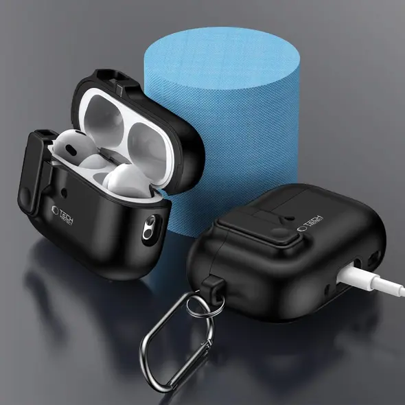 Tech-Protect Slim Hook Apple Airpods Pro 1 / 2 Black THP3265 5906302376261