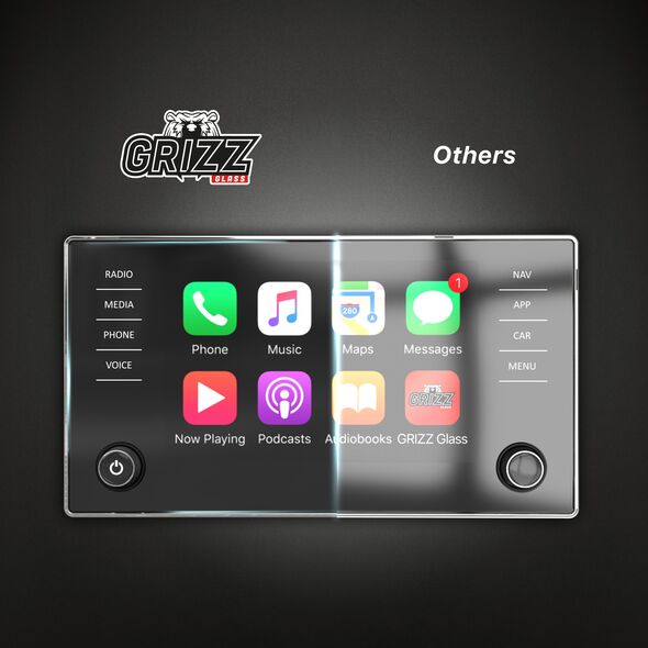 Matte GrizzGlass CarDisplay Protection Skoda Karoq 8 cali Bolero GRZ5161 5904063567904