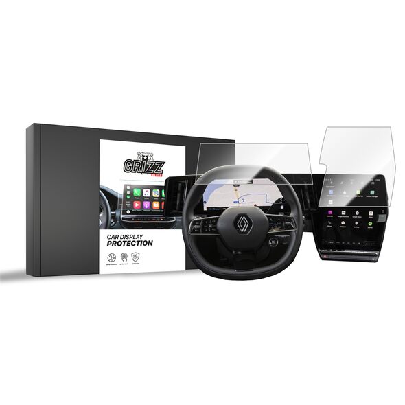 Ceramic GrizzGlass CarDisplay Protection Renault Rafale 12" 2024 [2in1] GRZ10558 5906146433830