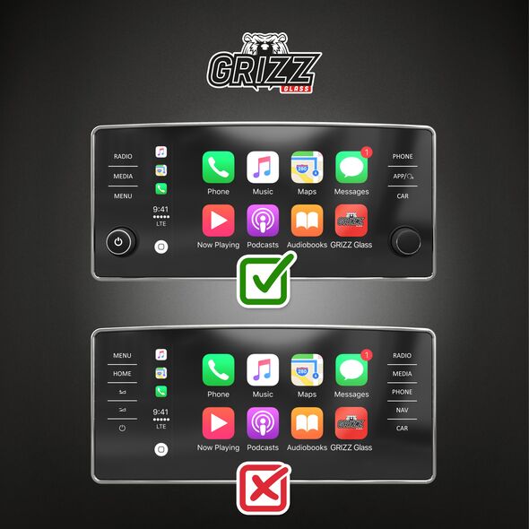 Matte GrizzGlass CarDisplay Protection Skoda Kamiq 8 cali Bolero GRZ5157 5904063565016