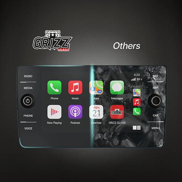 Matte GrizzGlass CarDisplay Protection Volkswagen Taigo Discover Media GRZ6587 5904063584192