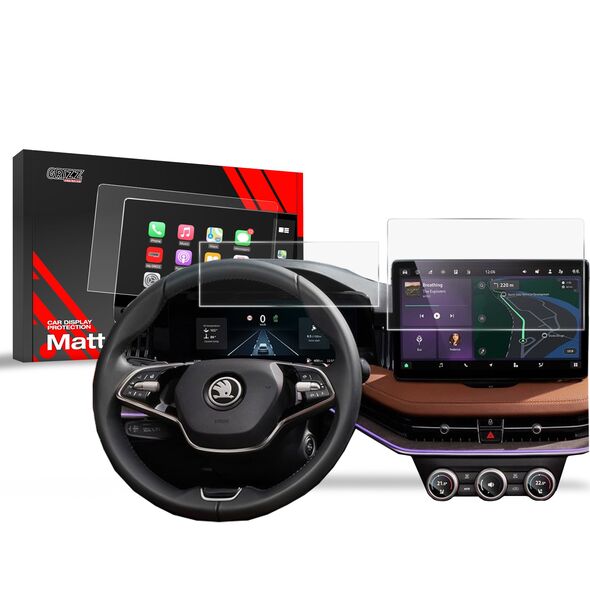 Matte GrizzGlass CarDisplay Protection Skoda Superb 4 10" 2024 [2in1] GRZ10475 5906146433038