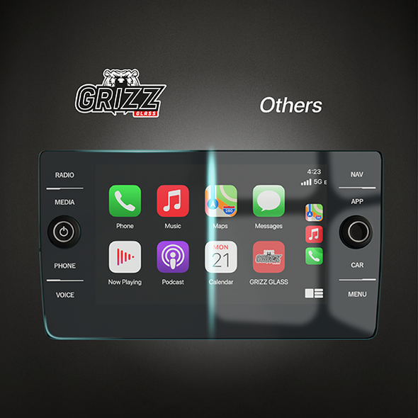 Matte GrizzGlass CarDisplay Protection Volkswagen Golf 8 Discover Pro GRZ7097 5904063583249