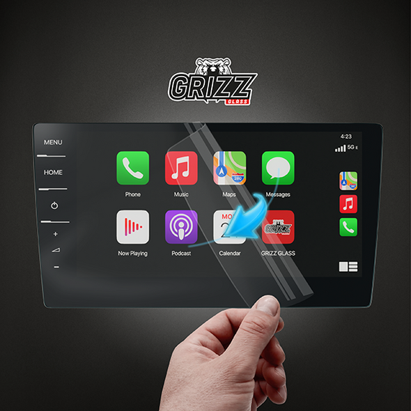 Matte GrizzGlass CarDisplay Protection Volkswagen Arteon Discover Pro GRZ7267 5904063592265