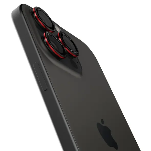 Spigen OSŁONA APARATU SPIGEN OPTIK PRO L-SERIES GLAS.TR ”EZ FIT” CAMERA PROTECTOR 2-PACK IPHONE 14 PRO / PRO MAX / 15 PRO / PRO MAX / 16 PRO / 16 PRO MAX BLACK